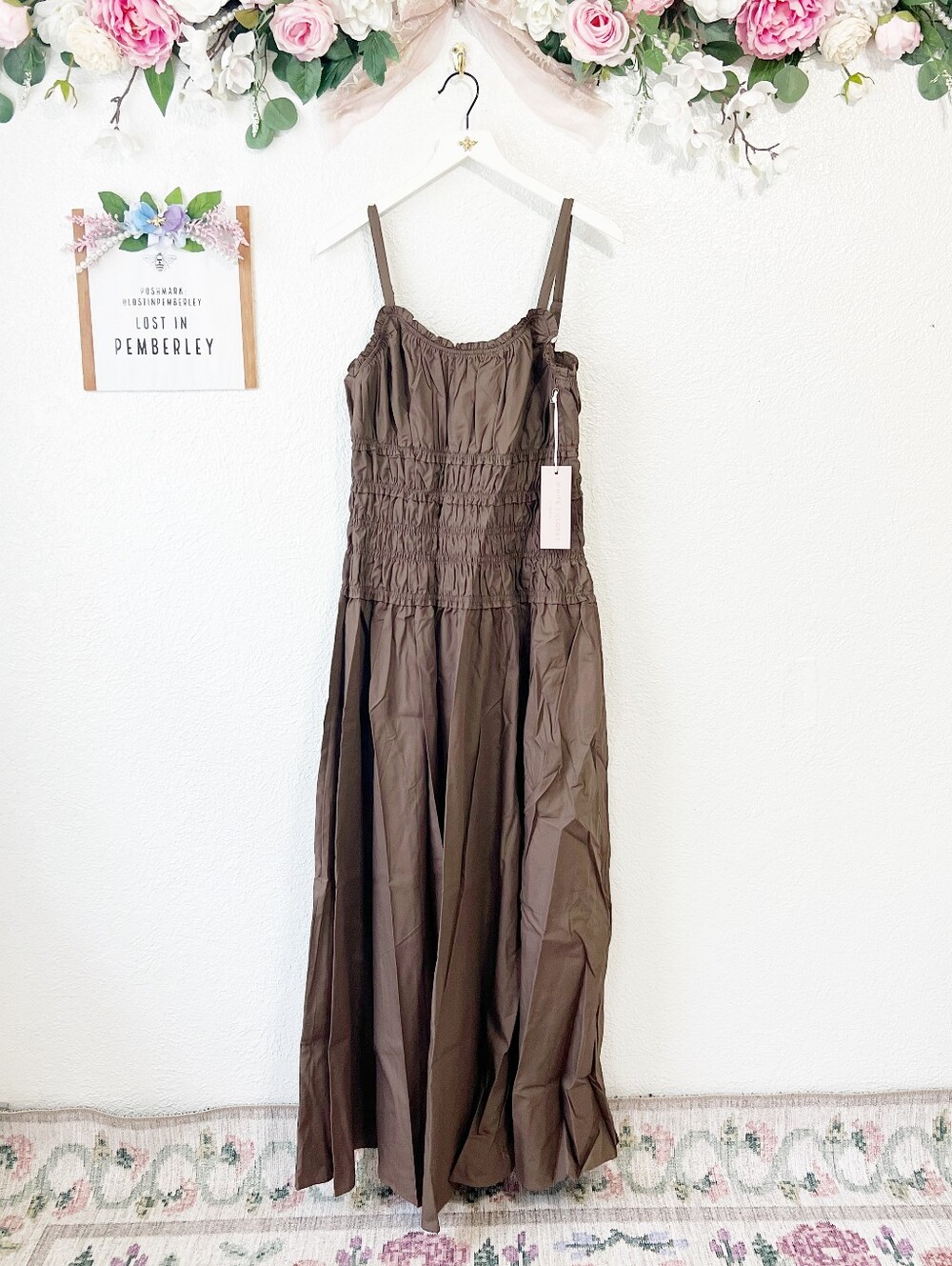 NWT White Closet Sleeveless Dropped Waist Maxi Dress Final Price No Offers - Picture 2 of 10